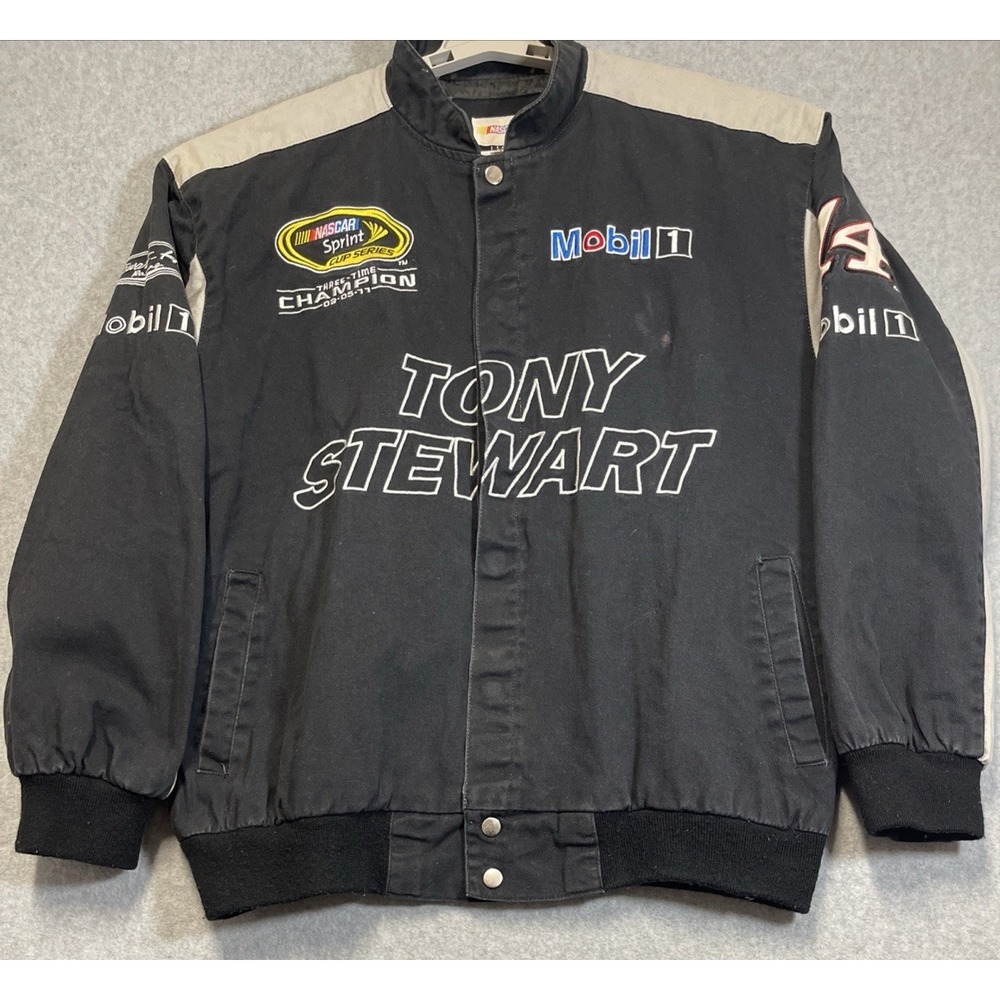 Tony Stewart Nascar Men's Snap Up Racers Jacket